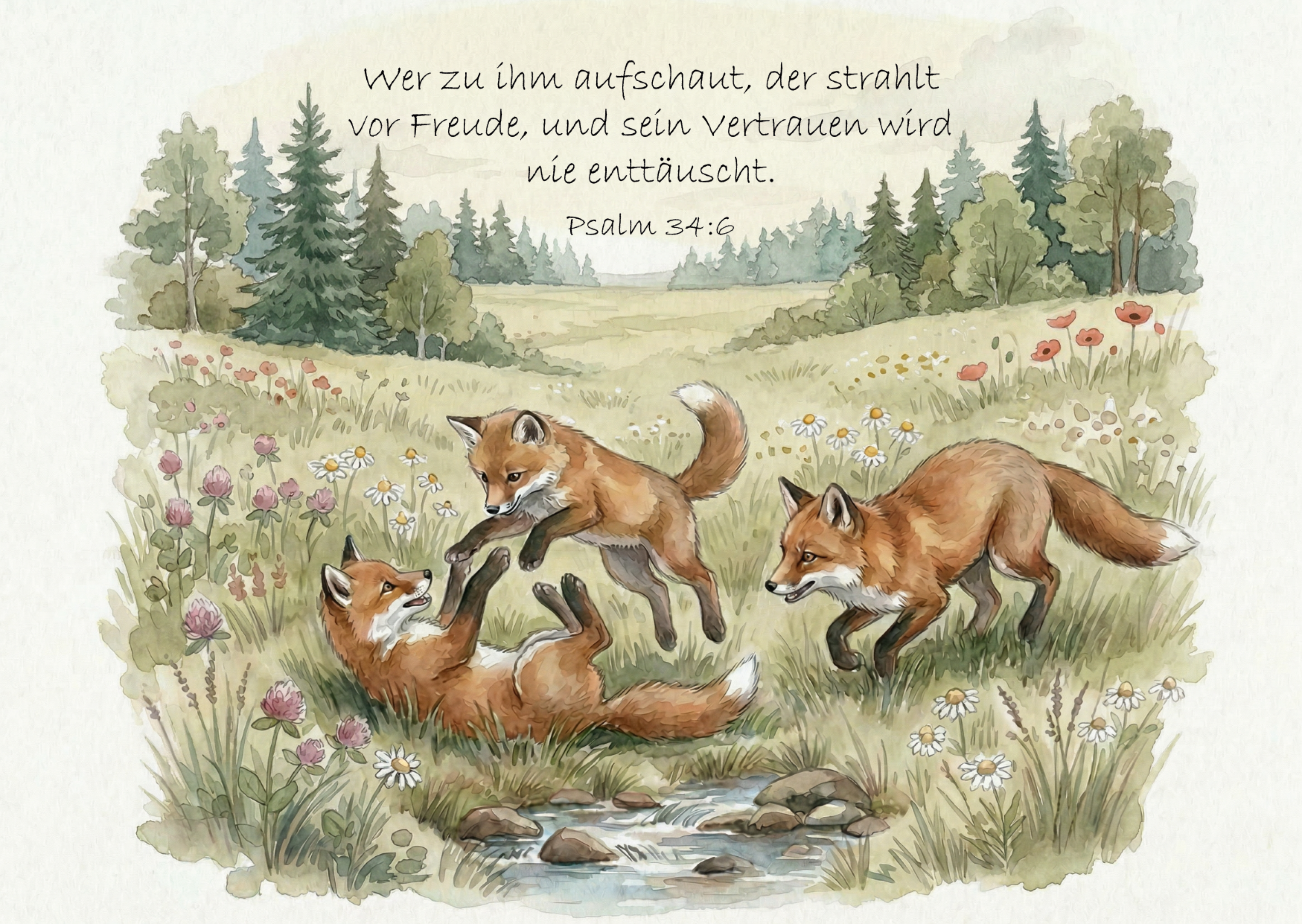 Postkarte "Fuchs"